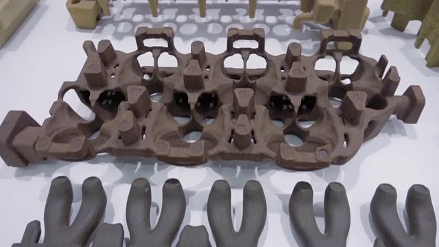 Sand casting is a widely used technology for producing complex shaped parts, such as the head the block of cylinders  of an engine. Shot in motion