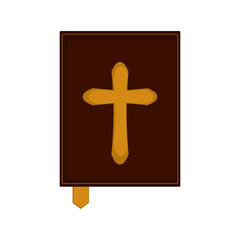 Isolated holy bible icon. Vector illustration design