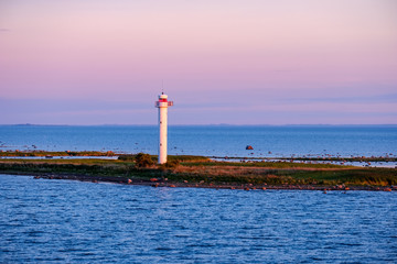 panoramic sea beach view in summer