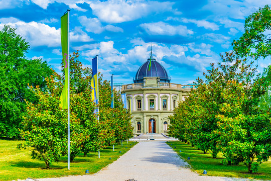 Ariana museum known as a Museum of Glass and ceramics in Geneva, Switzerland