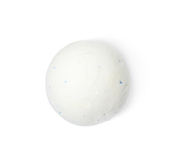 Bath bomb on white background. Spa product