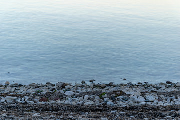 panoramic sea beach view in summer