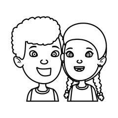 cute little kids couple