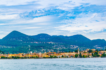 Cityscape of Verbania, Italy