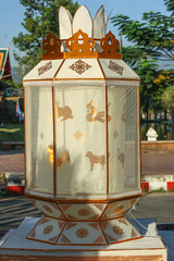 big Lanna lantern in Loy Krathong festival
