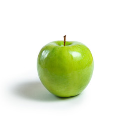 green apple granny smith on white isolated