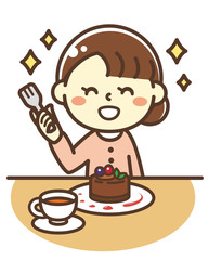 お母さん　ケーキ