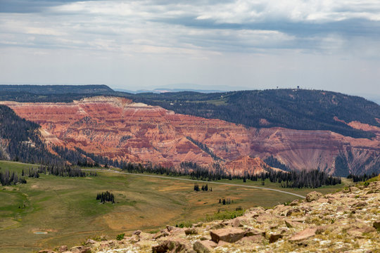 brian head mountain peak utah usa