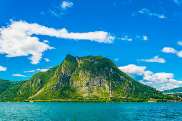 San Salvatore mountain near Lugano, Switzerland