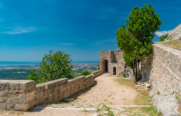 Fort Klis in der nähe von Split in Kroatien