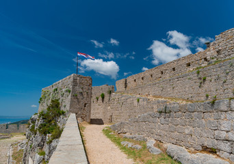 Fort Klis in der nähe von Split in Kroatien