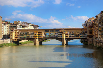 Obraz premium Italy Florence Ponte Vecchio bridge
