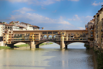 Fototapeta premium Italy Florence Ponte Vecchio bridge