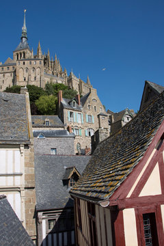 Mont Saint Michel, Normandia, Francia