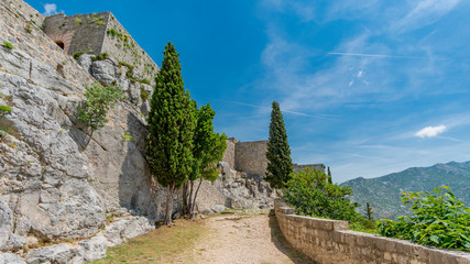 Fort Klis in der nähe von Split in Kroatien