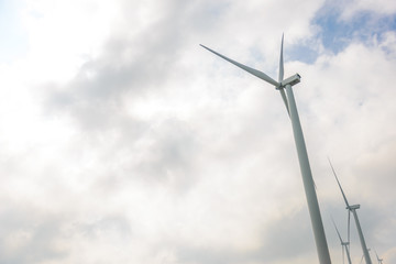 Windmill turbine field for electric production at Khao Kho, Petchabun, Thailand