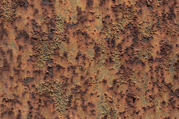 rusty old painted metal background