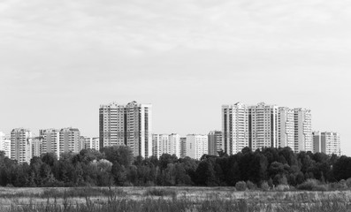 Fototapeta premium Modern residential buildings