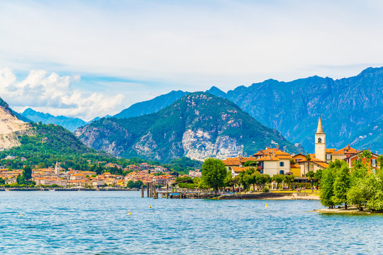 Isola Superiore dei pescatori at Lago Maggiore, Italy