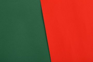 red and green paper background