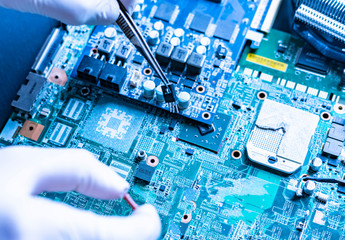 manufacture of the new modern micro electronic technology computer boards f