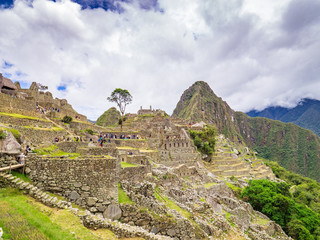 Machu Picchu citadel view