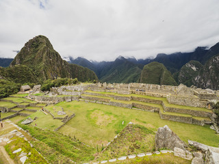 Panorama of the Machu Picchu