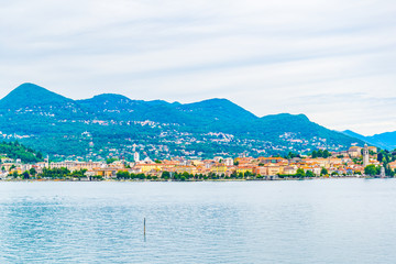 Cityscape of Verbania, Italy