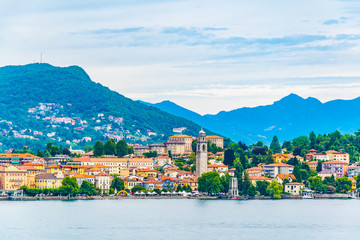 Cityscape of Verbania, Italy
