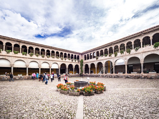 The center of the Qorikancha