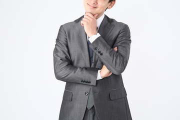 考えるビジネスマン