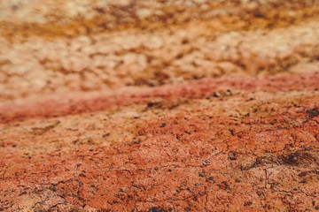 the texture of the clay