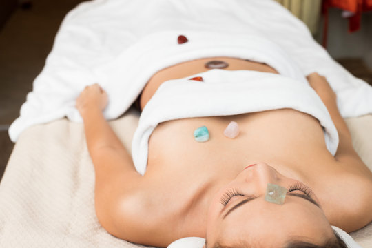 Chakra Balancing massage scrub hot stone
