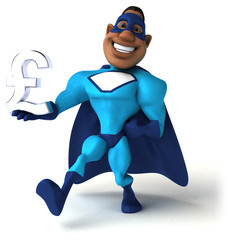 Fun superhero - 3D Illustration
