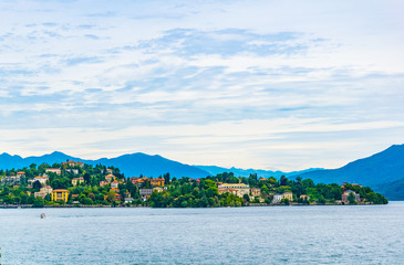 Cityscape of Verbania, Italy