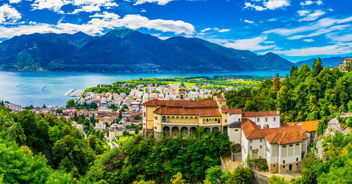 Santuario della Madonna del Sasso in Locarno, Switzerland