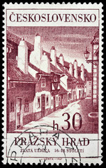 Golden Lane in Prague Castle