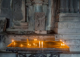 Haghpatavank Monastery Burning Candles