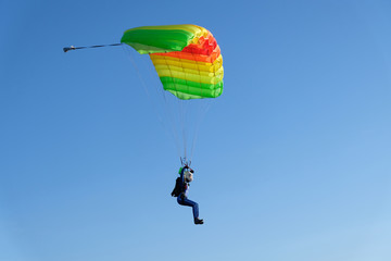 Skydiving. Canopy piloting.