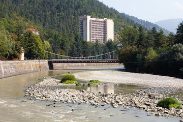 Bridge over the Kura River in Borjomi. © Alexander