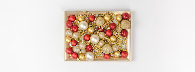 New Year or Christmas decoration background