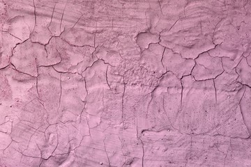 pink old weathered cracked painting texture - beautiful abstract photo background