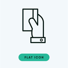 Obraz premium Credit card black friday vector icon