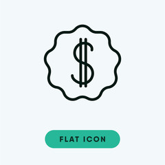 Favorite black friday vector icon
