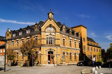 Fototapeta na wymiar Europa, Deutschland, Sachsen, Landkreis Bautzen, Kamenz, Postamt