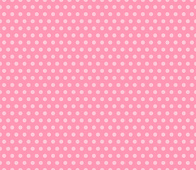 Seamless Pink Polka Dots Background 