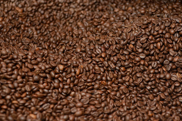 roasted coffee beans, coffee texture