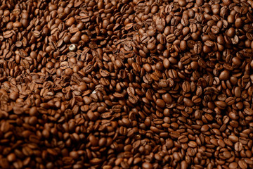 roasted coffee beans, coffee texture