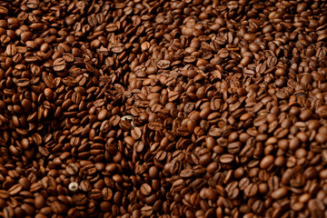 roasted coffee beans, coffee texture