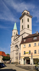 Fototapeta na wymiar Europa, Deutschland, Sachsen, Oberlausitz, Landkreis Görlitz, Sechsstadt Zittau, St. Johanniskirche